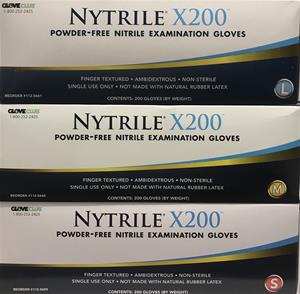 Nytrile Powder Free X200 Gloves