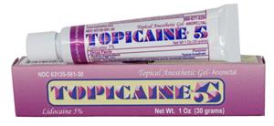 Topicaine 5% Anesthetic Gel